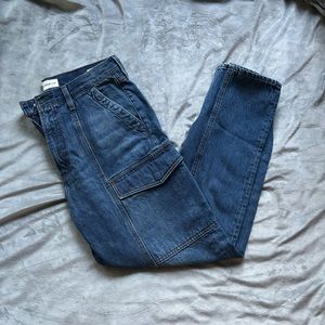 Denim Forum Lo-Rise Cargo Slim